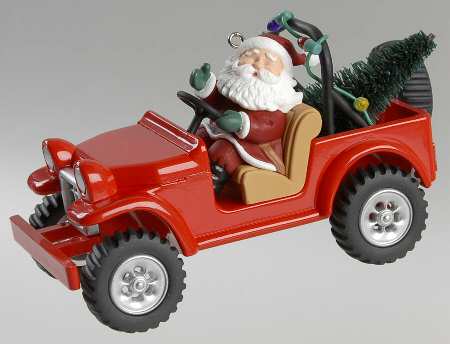 Here Comes Santa 1996 Santa's 4 X 4 - Boxed