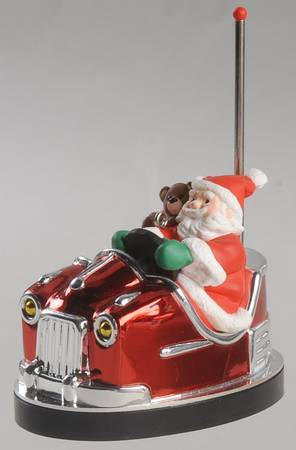 Here Comes Santa 1998 Santa's Bumper Car - Boxed