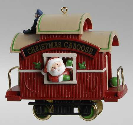 Here Comes Santa 1989 Christmas Caboose - Boxed