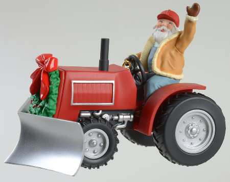 Here Comes Santa 2001 Santa's Snowplow - Boxed
