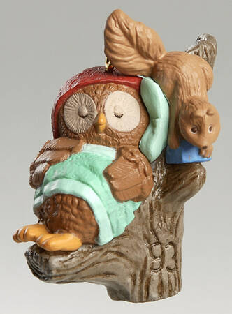 Owliver by Hallmark Gold Crown
