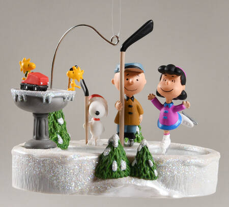 Peanuts Christmas Ornament Peanuts On Ice - Boxed