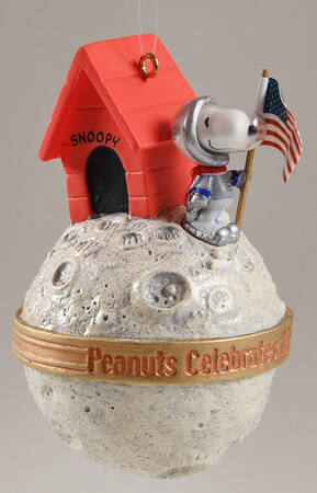 Peanuts Christmas Ornament Snoopy Nasa - Boxed