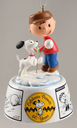 Peanuts Christmas Ornament 60th Anniversary - Boxed