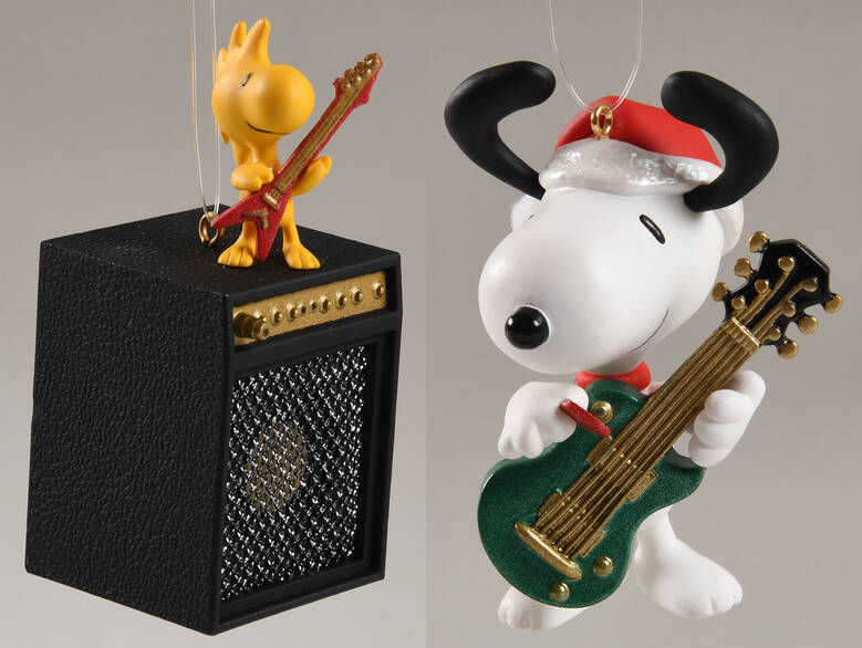 Peanuts Christmas Ornament Christmas Rocks! (Set Of 2) - Boxed