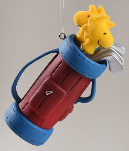 Peanuts Christmas Ornament Golfing With Woodstock - Boxed