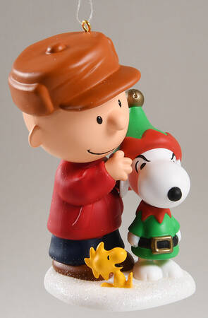 Peanuts Christmas Ornament Dressed Up Dog - Boxed