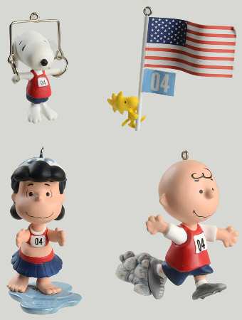 Peanuts Christmas Ornament The Peanuts Games (Set Of 4) - Boxed