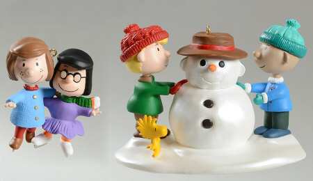 Peanuts Christmas Ornament Snow Day  - Boxed