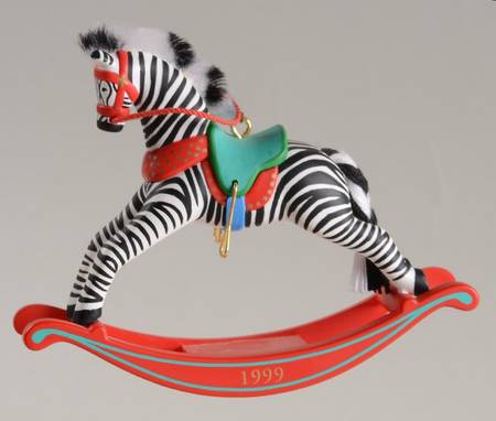 Rocking Horse 1999-Zebra Fantasy - Boxed