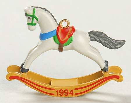 Rocking Horse-Miniature by Hallmark Gold Crown