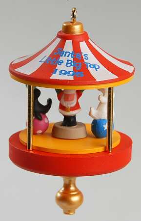 Santa's Little Big Top-Miniature by Hallmark Gold Crown