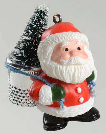 Hallmark Figural Thimble Ornaments Santa Thimble #8 - Boxed