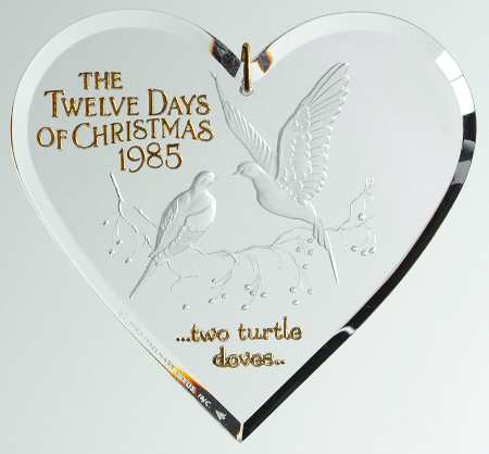 Twelve Days of Christmas Two Turtle Doves-1985 - Boxed