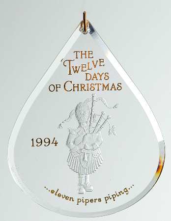 Twelve Days of Christmas Eleven Pipers Piping-1994 - Boxed