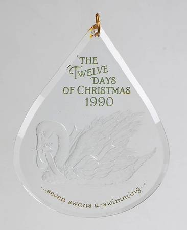 Twelve Days of Christmas Seven  Swans A-Swimming-1990 - Boxed