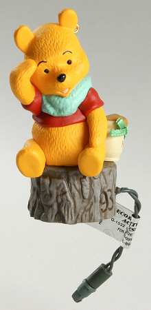 Winnie the Pooh Winnie The Pooh On Tree Stump-Lighted - Boxed