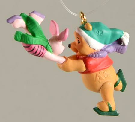 Winnie the Pooh Skating With Pooh-Miniature - Boxed