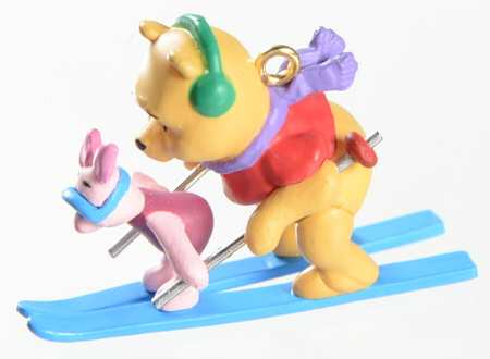 Winnie the Pooh On The Slopes - Miniature - Boxed