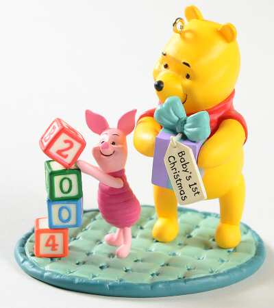Winnie the Pooh Baby's First by Hallmark Gold Crown