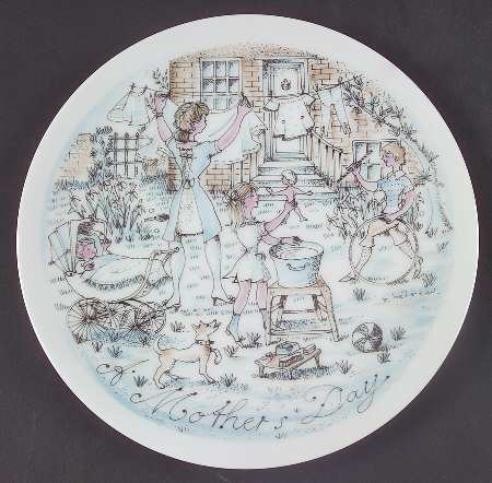 Mother's Day Plate The Wash - Boxed