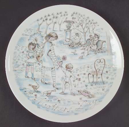 Mother's Day Plate In The Park - Boxed