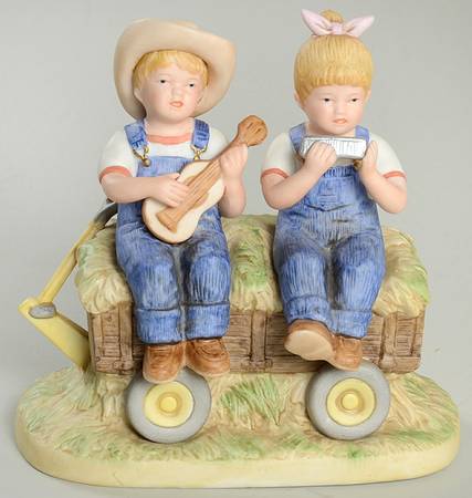 Denim Days Danny And Debbie On Wagon - No Box