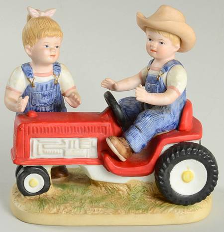 Denim Days Debbie & Danny With Tractor - No Box