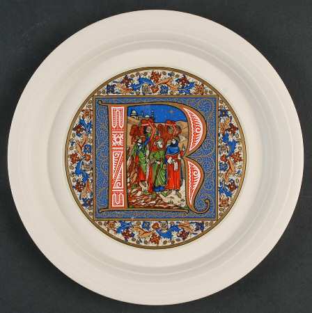 Hornsea Christmas Plate R-Three Wisemen - Boxed