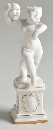 Cherubs-Angels Cherub With Mask-Winter - No Box