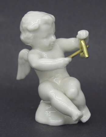 Cherubs-Angels Cherub With Gold Triangle - Boxed