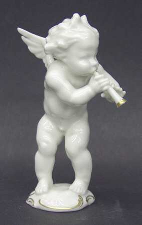 Cherubs-Angels Cherub With Gold Accent Clarine - Boxed