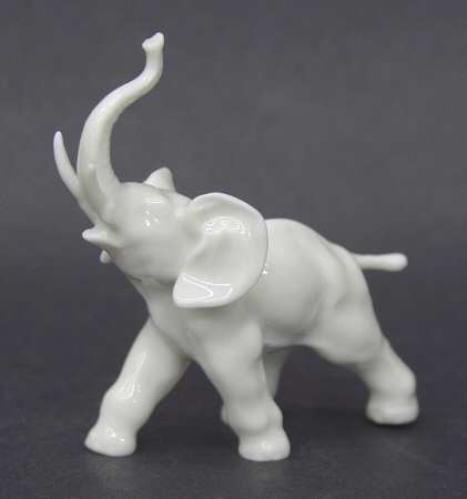 Wild Animals Elephant-White/Small - Boxed