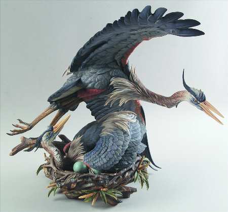 Gunther Granget Birds Great Blue Herons (The Challenge) - With Box 53