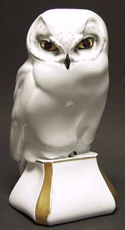 Birds Snowy Owl On Stand - Boxed