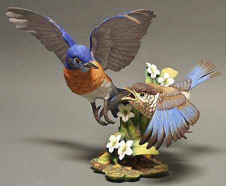 Gunther Granget Birds Eastern Bluebirds (Reluctant Fledgling) - Boxed