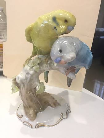 Birds Parakeet Group (Blue & Yellow) - Boxed