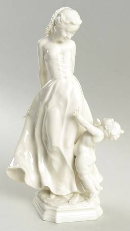 Mythology-Fantasy Psyche & Cupid-White - Boxed