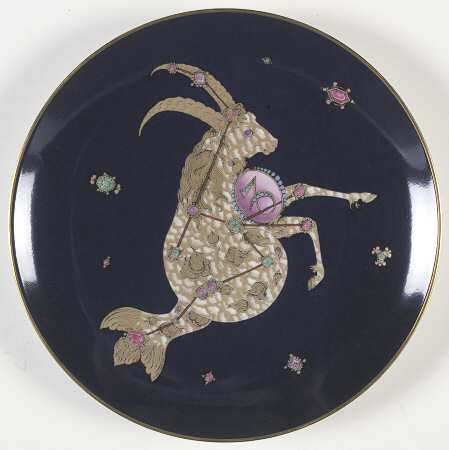 Zodiac Plate Capricorn - Boxed