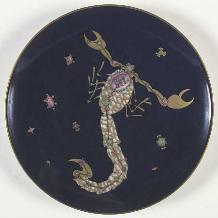 Zodiac Plate Scorpio - Boxed
