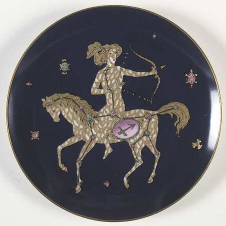 Zodiac Plate Sagittarius - Boxed