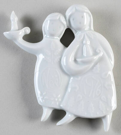 Christmas Ornament-Haviland Sleeping Angel - Boxed