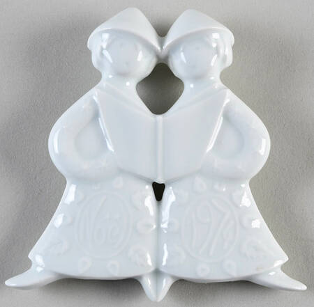 Christmas Ornament-Haviland Caroling Angels - Boxed