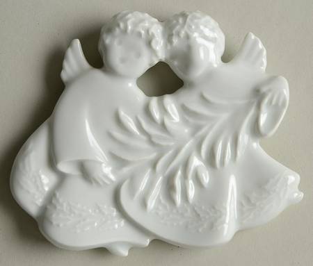 Christmas Ornament-Haviland Angels With Tree - Boxed