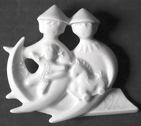 Christmas Ornament-Haviland Sledding Angel - Boxed