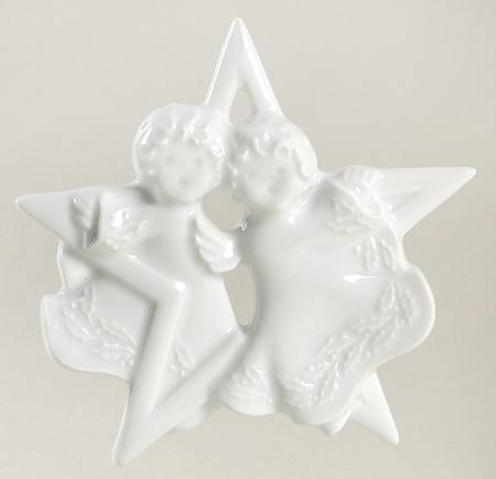 Christmas Ornament-Haviland Angels With Star - Boxed