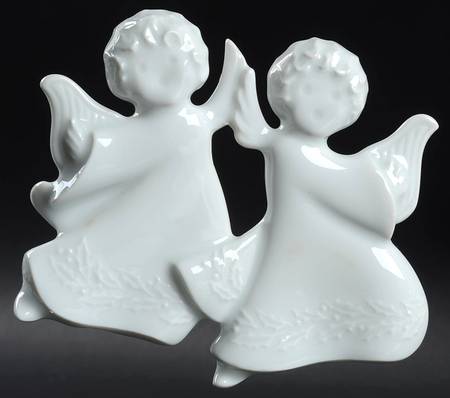 Christmas Ornament-Haviland Angels With Harp - Boxed