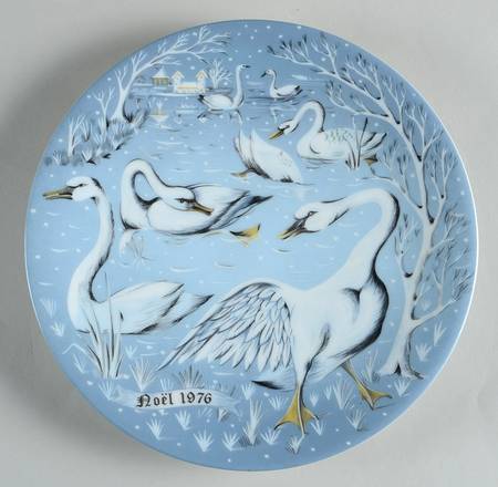 Twelve Days of Christmas-Haviland Seven Swans A' Swimming - Boxed