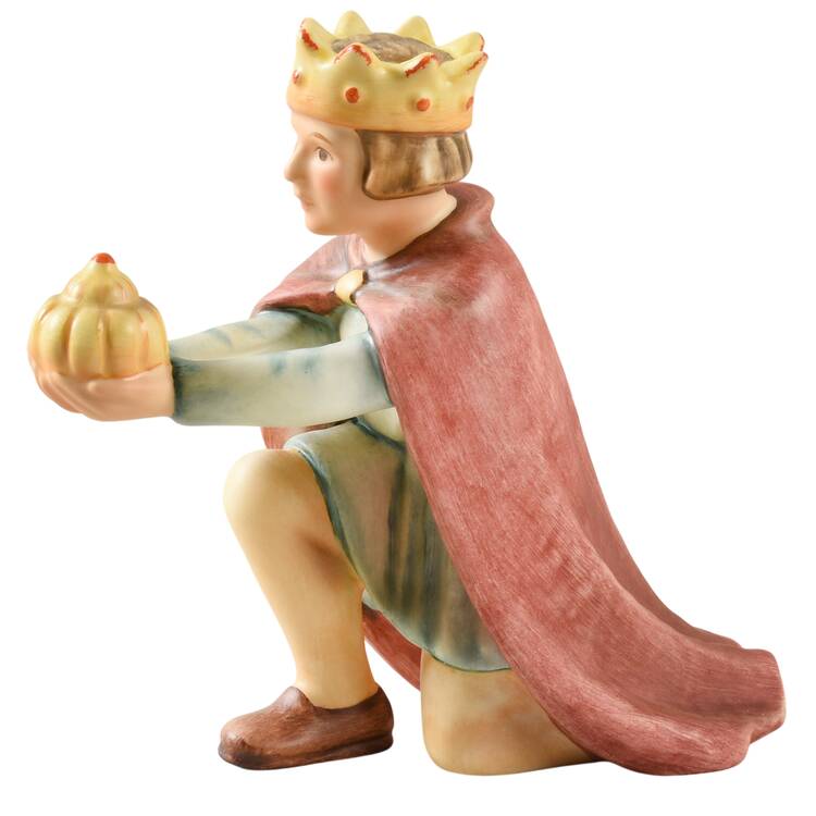 Nativity-Small Colored Tm9-King Kneeling - Boxed