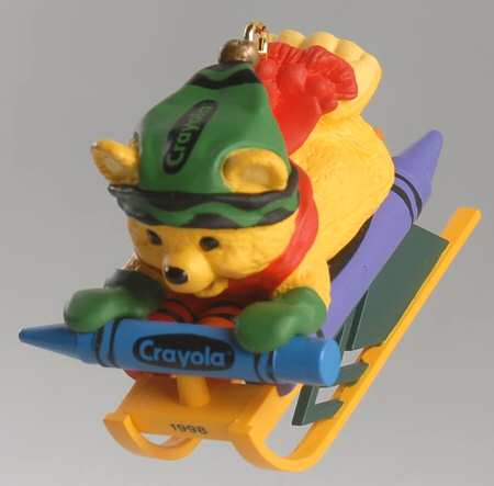 Crayola Crayons 1998-Bright Sledding Colors - Boxed